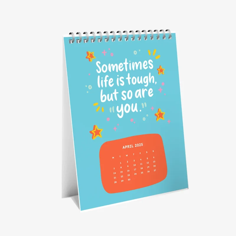 Flourishing Desk Calendar: April