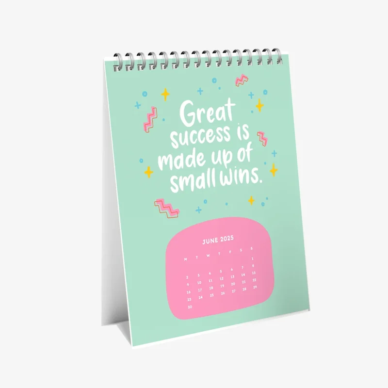 Flourishing Desk Calendar: June