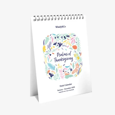 Psalms of Thanksgiving Desk Calendar cover